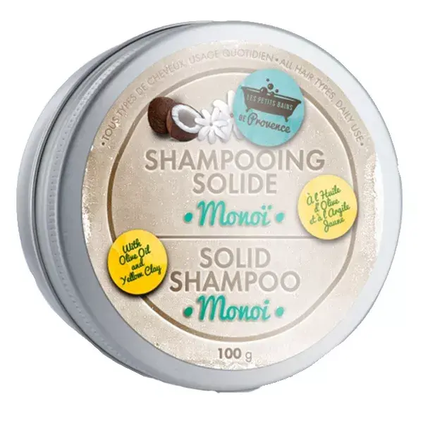 Les Petits Bains de Provence Solid Shampoo Monoï 100g