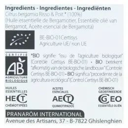 Pranarom Huile Essentielle Bio Bergamotier 10ml