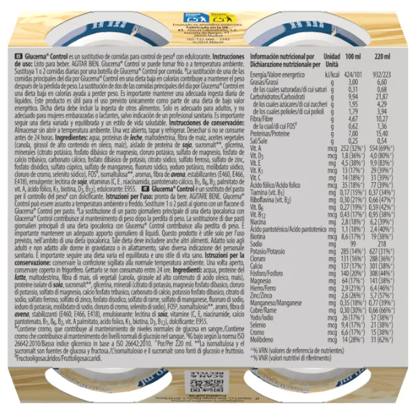 Glucerna Control Vanille 4x220 ml