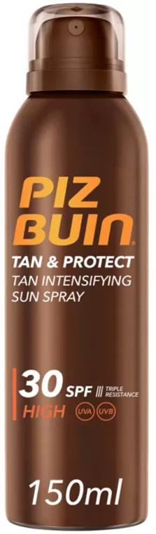 Intensiverende Zonnespray Piz Buin Tan and Protect SPF30 150 ml