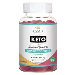 BIOCYTE KETO GUMMIES VINAIGRE DE CIDRE 60 GUMMIES