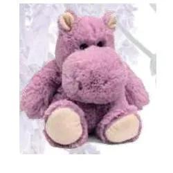 Warmies Ippopotamo Rosa Peluche Riscaldabile