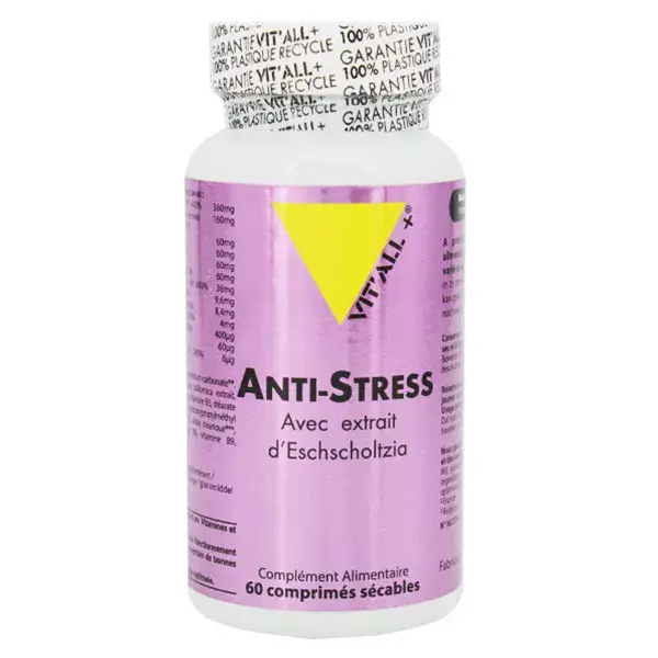 Vit'all+ Anti-Stress 60 comprimés sécables