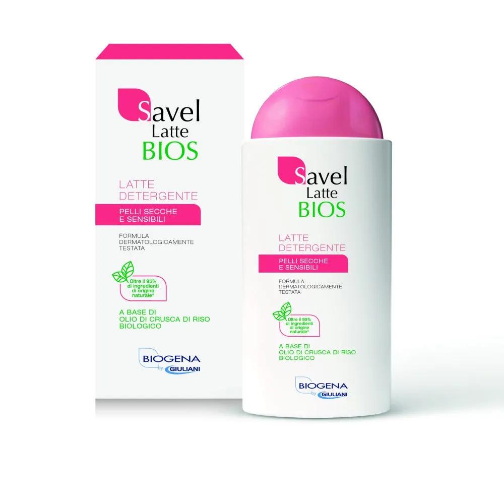 Biogena Savel Latte Bios Detergente Ultra-Delicato per Viso Ipersensibile 200 ml