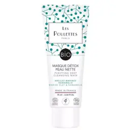 Les Poulettes Paris - Masque Détox Peau Nette certifié BIO - 75 ml