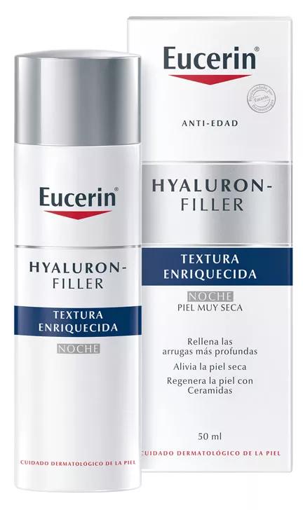 Eucerin Hyaluron Filler Crema Facial Noche Piel Muy Seca 50 ml