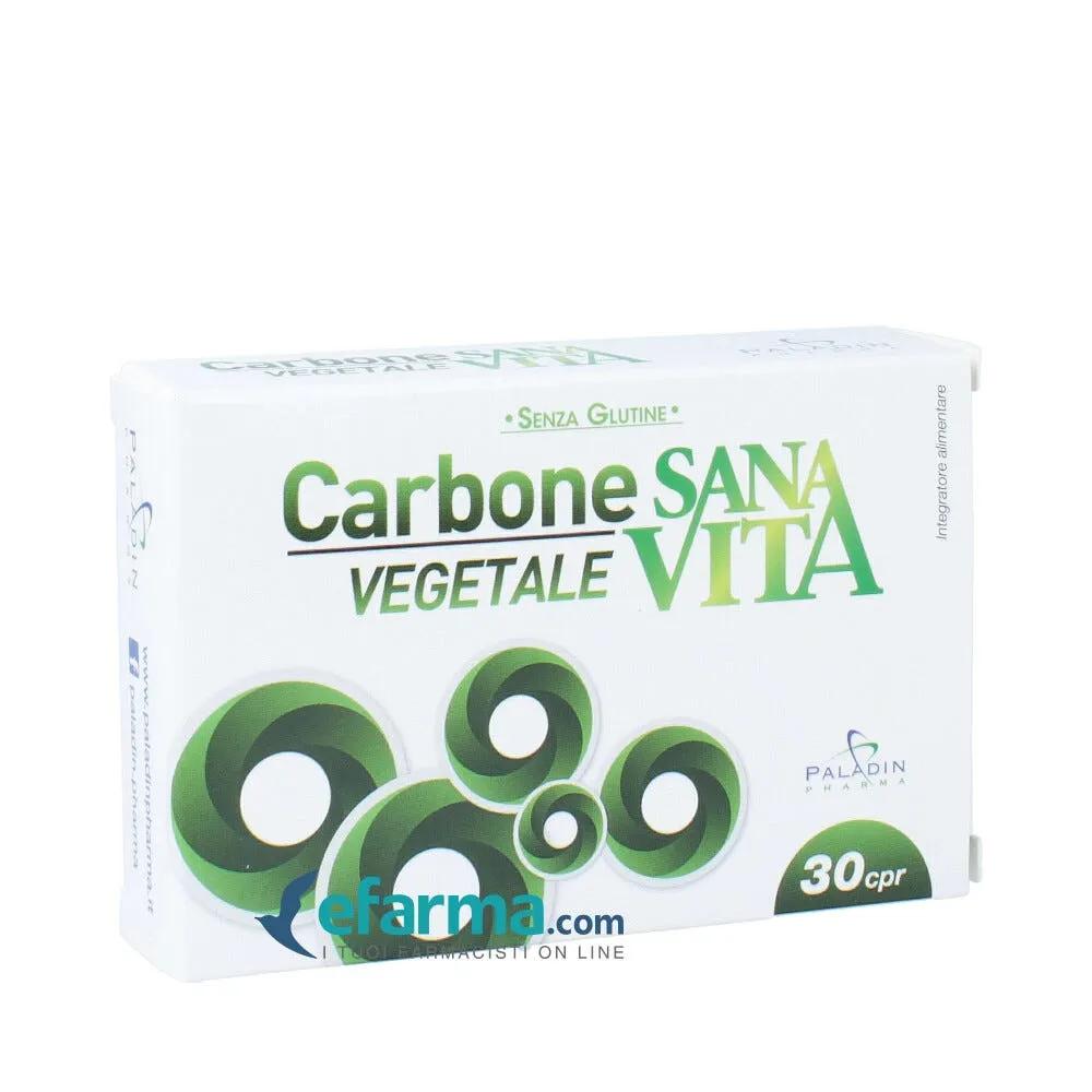 Sanavita Carbone Vegetale Integratore 30 Compresse