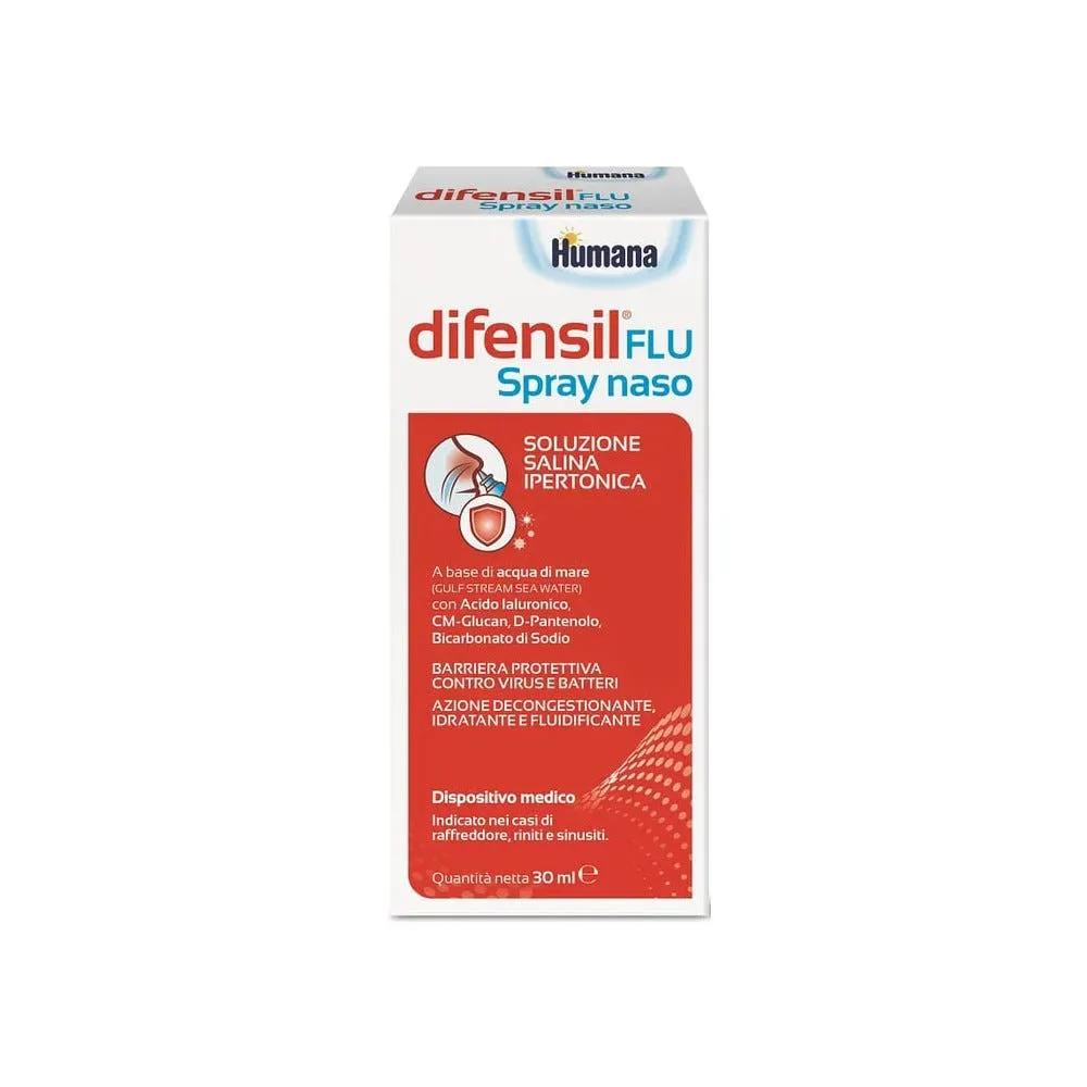 Humana Difensil Flu Spray Naso Decongestionante 30 ml