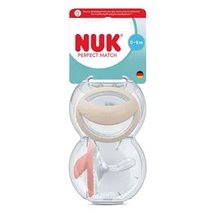 Nuk Mommyfeel Ciuccio 0-6m Blush Lotto di 2
