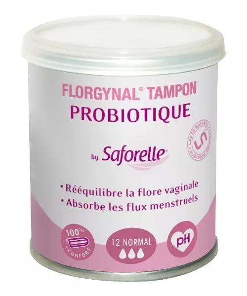 Saforelle Florgynal Tampón Protección Normal 12 unidades