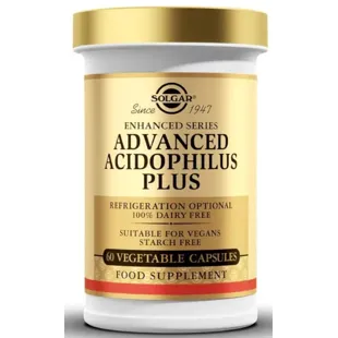 Solgar Advanced Acidophilus Plus 60 gélules végétales
