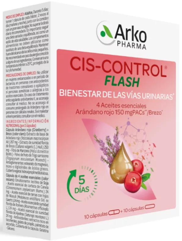 Arkopharma CisControl Cis Control Cranberola Flash 20 Cápsulas 