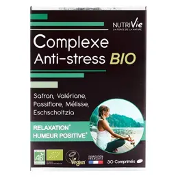 Nutrivie Complexe Anti-Stress Bio 30 comprimés