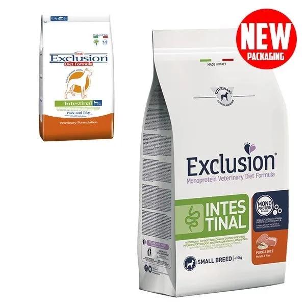 Exclusion Monoprotein Veterinary Diet Formula Intestinal Crocchette Suino/Riso Per Cani Sacco 2Kg