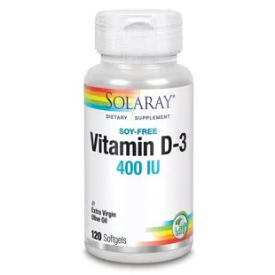 Vitamin D3 400 IE Solaray 120 Perlen