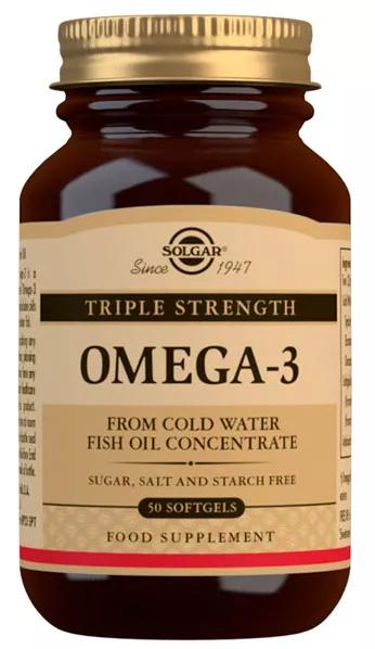 Solgar Omega-3 Triple comcentración 50 Cápsulas