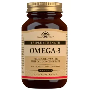 Solgar Omega-3 Triple Concentration 50 Capsules