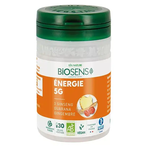 Biosens Energie 5G Bio 30 gélules végétales