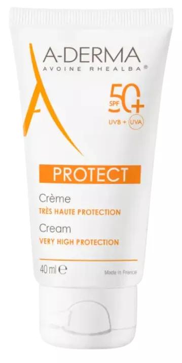 A-derma Protect Creme Fotoora SPF 50 para Peles Normais e Secas 40ml
