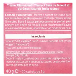 Weleda Maternité Tisane Allaitement Fruits Rouges Bio 20 sachets