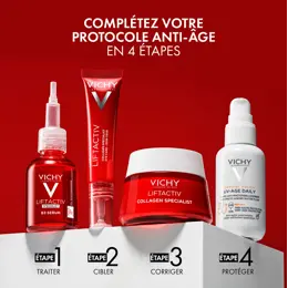 Vichy Routine Anti-Rides et Fermeté Liftactiv Crème de Jour Collagen Specialist 50ml & Soin Yeux 15ml