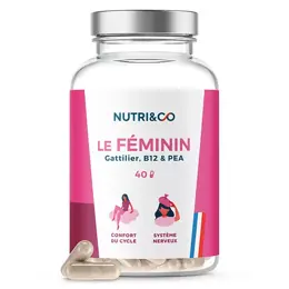 Nutri&Co Le Féminin Syndrome Prémenstruel Confort du Cycle 40 gélules