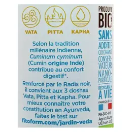 Jardin Veda Bienfaits d'Ayurveda Radis Noir & Cumin Bio 60 gélules