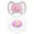 MAM Sucette Anneau Silicone 0-6m Lot de 2 Renard et Coeur Rose