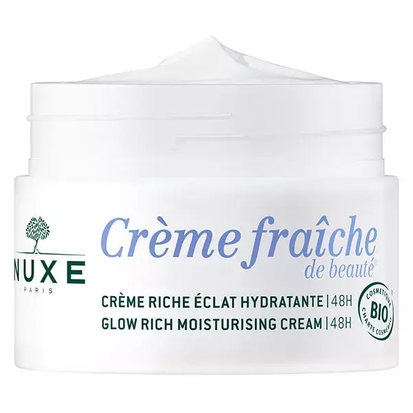 Nuxe Crème Fraîche de Beauté® Crème Riche Eclat Bio 48H 50ml