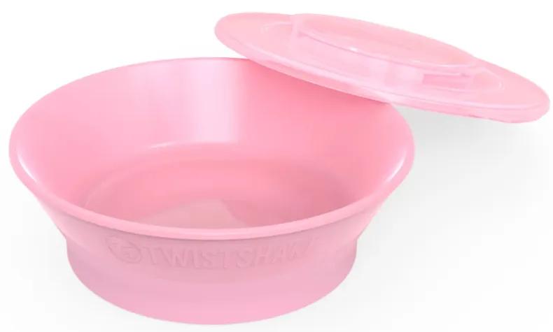 Twistshake Bowl 6+m Pastel pink