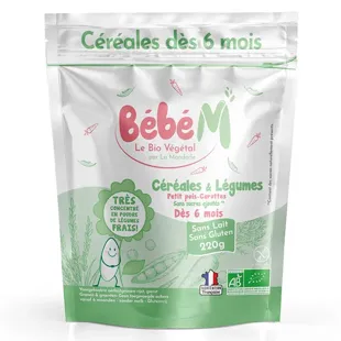 Bébé M Cereali & Vaniglia +6m Bio 400g