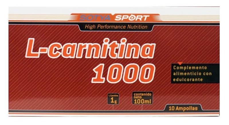 Sotya L-Carnitina 1000 mg 10 Ampollas