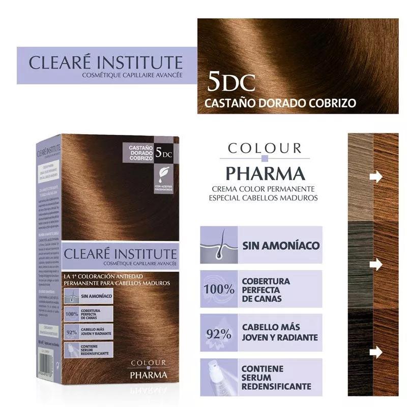 Cleare Institute Colour Pharma 5DC Castanho Dourado Cobre