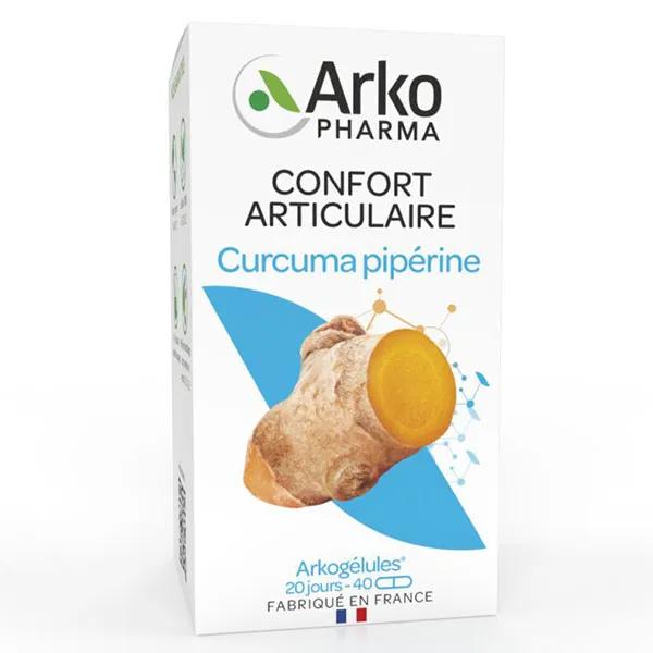 Arkopharma Arkogelules Cúrcuma + Piperina Bio 40 comprimidos