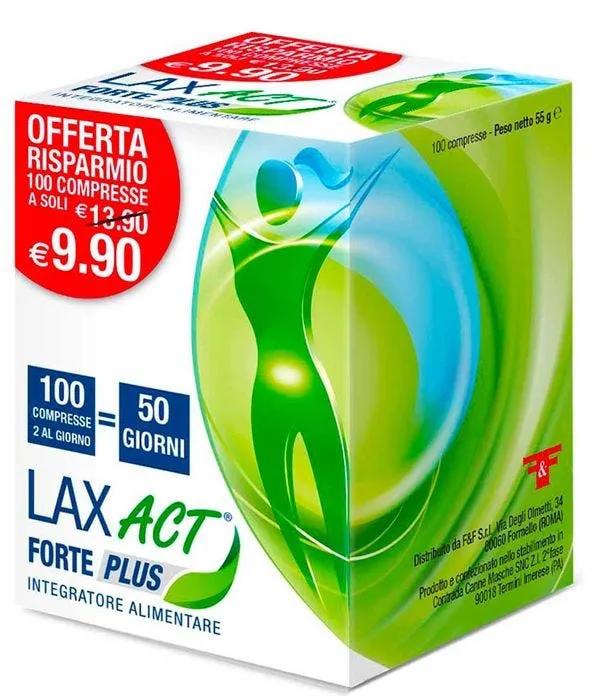 Lax Act Forte Plus Integratore Benessere Intestinale 100 Compresse