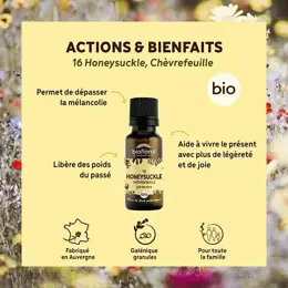 Biofloral 16 Honeysuckle Chevrefeuille Granules Bio Fleur De Bach 19,5 Gr