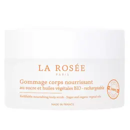 La Rosée Gommage Corps Nourrissant au Sucre et aux Huiles Végétales Bio Rechargeable 200g