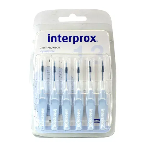 Unidades de tamaño 1,3 6 Interprox interproximales cilíndrico