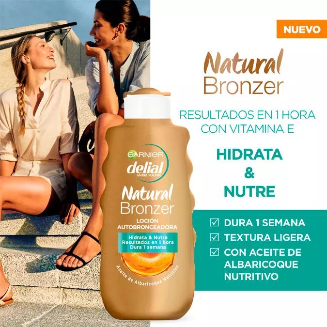 Garnier Delial Natural Bronzer Loción Autobronceadora 200 ml Atida