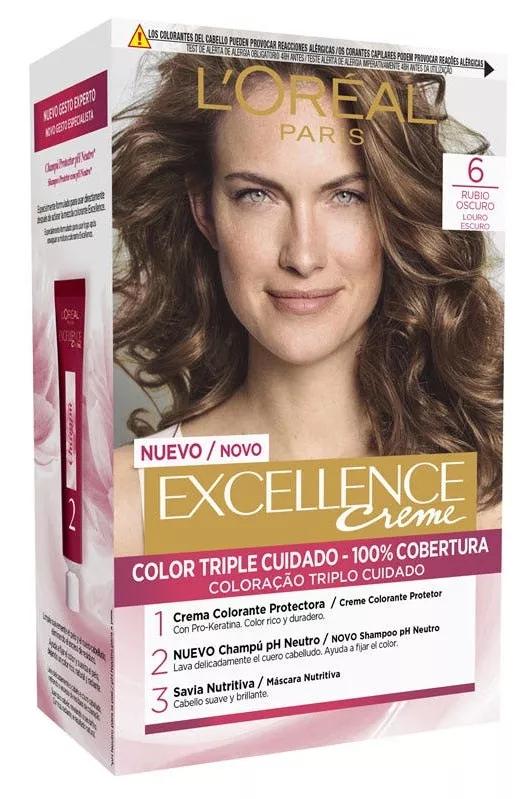 L'Oréal Excellence Creme Coloraçao Shade 6 Dark Blonde