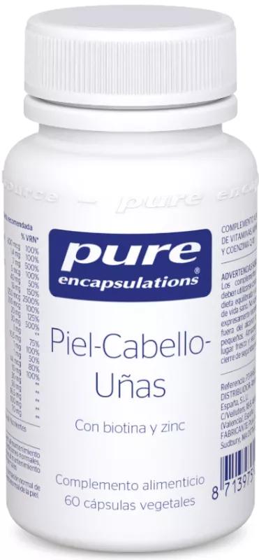Pure Encapsulations Piel, Cabello y Uñas 60 Cápsulas Vegetales