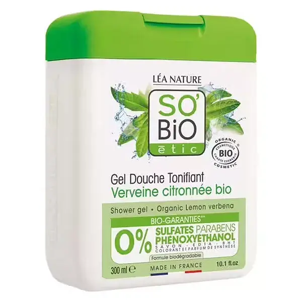 So'Bio Étic Douche Crème Tonifiante Verveine Citronnée Bio 300ml