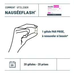 Densmore Nauséflash - Anti Nausée - Grossesse, Transport - 20 gélules