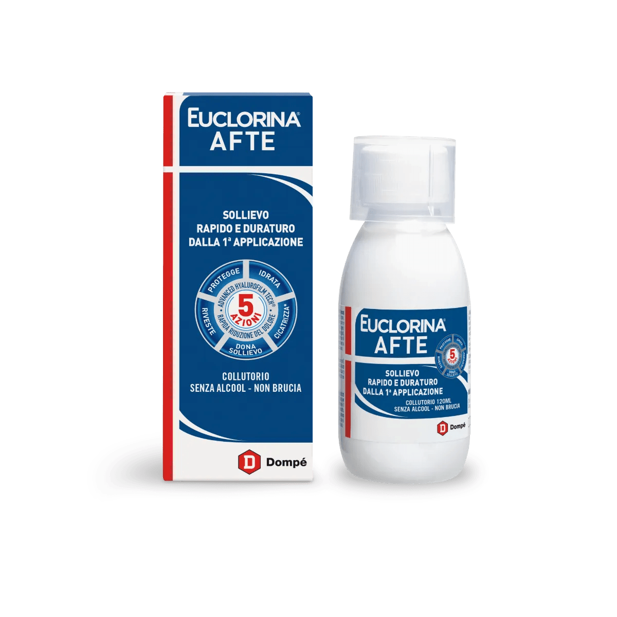 Euclorina Afte Collutorio 120 ml