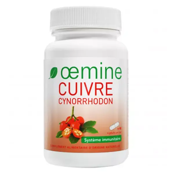 Oemine Cuivre Cynorrhodon 60 gélules