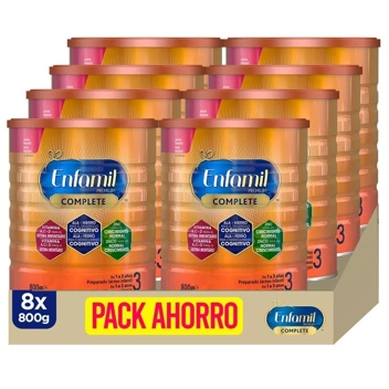 Enfamil Complete 3 Pack Ahorro 30 % Dto 2º Unidad