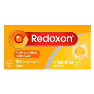 Redoxon Vitamin C and Defenses 1000MG 30 Tablets Lemon Flavor