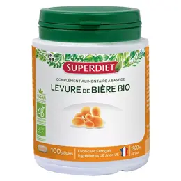 Superdiet Levure de Bière Bio 100 gélules