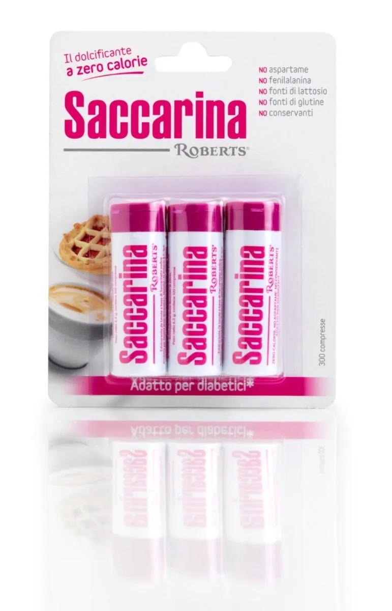 Saccarina Roberts Dolcificante Senza Calorie 300 Compresse