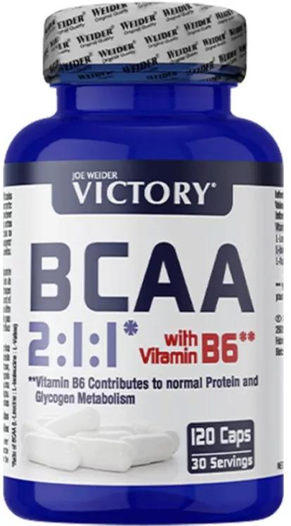 Victory BCAA 2:1:1 120 Cápsulas